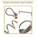 WaterInox™ – Mangueira Expansível em Aço Inox Ultra Resistente com Alta Pressão de 15 Metros