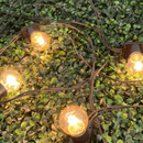 Varal Luzes Lâmpada Amarela Incandescente 15w Luz Externa Jardim