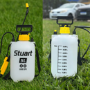 Pulverizador Agrícola Lateral Manual 5 Litros Borrifador Com Compressão Prévia Profissional Branco