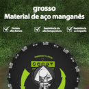 Disco Para Roçadeira Com Dentes De Corrente Motosserra - Corta Muito eficiente e durável sem ferrugem