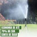Tripé 360º para Irrigação Automática: Máxima Economia e Alta Pressão + BRINDE (Mangueira Reforçada de 15M)