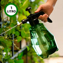 Pulverizador Manual Com Pressão 1 Litro Limpeza Jardim Lava Carro Moto
